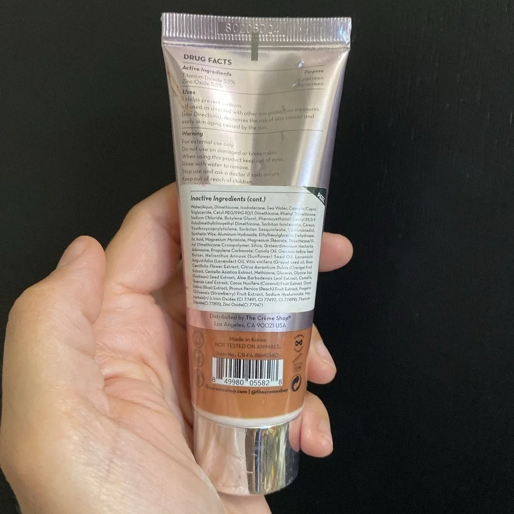 The Crème Shop CC Crème Full Coverage Age Defense 140 Medium Creme Shop